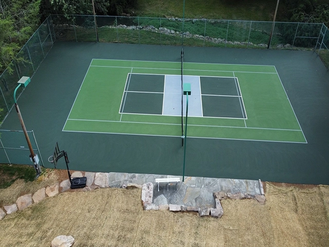 Thi công xây sân tennis-pickleball STANDARD 543 NNO